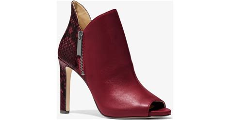 michael kors python ankle boots|Michael kors ankle boots + FREE SHIPPING .